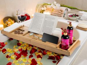 Bamboo Bathtub Caddy Tray