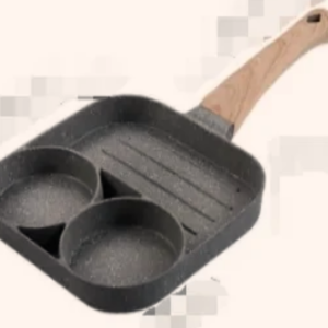 Two-Hole Frying Pan